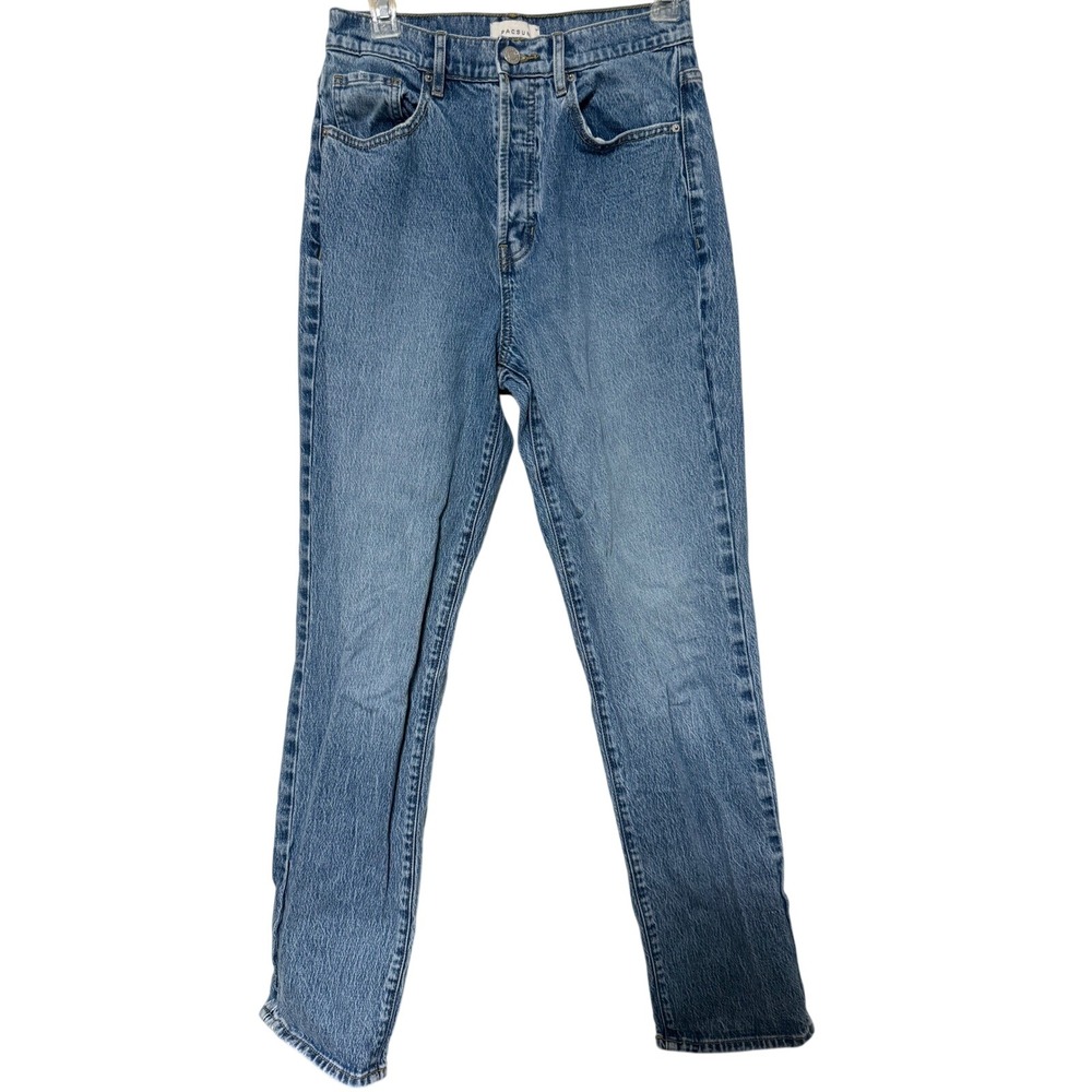 PacSun Stretch Dad Jean Women Blue Denim High Rise Size 27